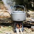 thumbnail image 4 of 600ml / 1000ml Titanium Tea Pot Kettle Lightweight Camping Tea Kettle Coffee Pot for Home Kitchen and Outdoor Activities, 4 of 7