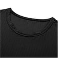 thumbnail image 3 of YLSDY Men's Solid Color Crew Neck Tank Top, Lightweight Basic Sleeveless Shirt for Everyday and Layering Black XL, 3 of 5
