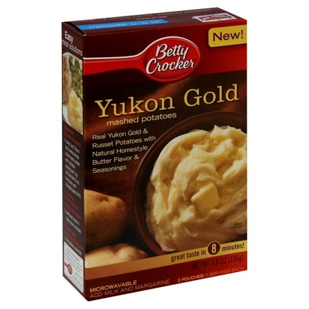 Betty Crocker Mashed Potatoes Yukon Gold, 4.8 OZ