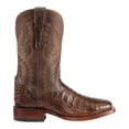 thumbnail image 2 of El Dorado Men's Handmade Caiman Belly Stockman Boot Broad Square Toe Bronze, 2 of 7
