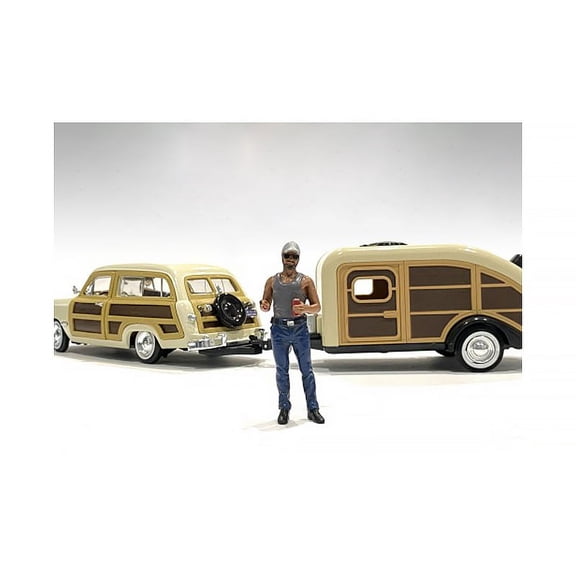 "Campers" Figure 5 for 1 18 Scale Models by American Diorama