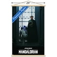 thumbnail image 3 of Star Wars: The Mandalorian Season 2 - Luke, Grogu and R2-D2 Wall Poster with Wooden Magnetic Frame, 22.375" x 34", 3 of 3