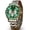 gold&green, variant on Men's Two-Tone Stainless Steel Chronograph Watch - Blue Dial Luminous Waterproof Calendar Business Sport Quartz Wristwatch