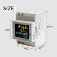 thumbnail image 4 of Din Rail AC Monitor 6IN1 250-450V 100A Voltage Current Power Factor, 4 of 5