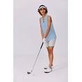 thumbnail image 4 of Pinspark Womens Sleeveless Golf Polo Shirts UPF 50+ V Neck Tennis Top Collared Solid Athletic Tee Lightweight Racerback Sports Tank Tops for Women, 4 of 8