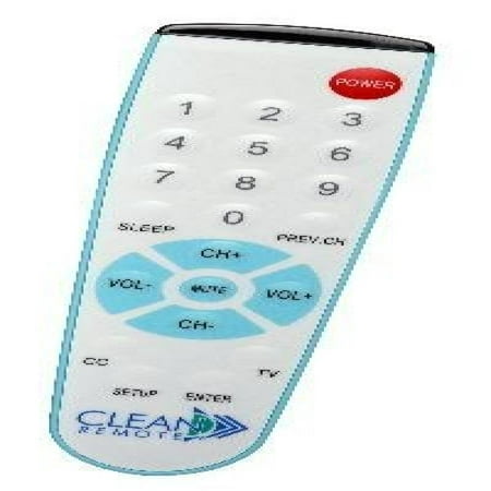 Antibacterial Clean Remote With No Menu Button Battery Theft Prevention Marketing
