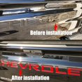 thumbnail image 2 of Tailgate Insert Letters Compatible with 2019 2020 2021 2022 2023 3D Emblems with Strong 3-M Adhesive Red, xflhong2, 2 of 9