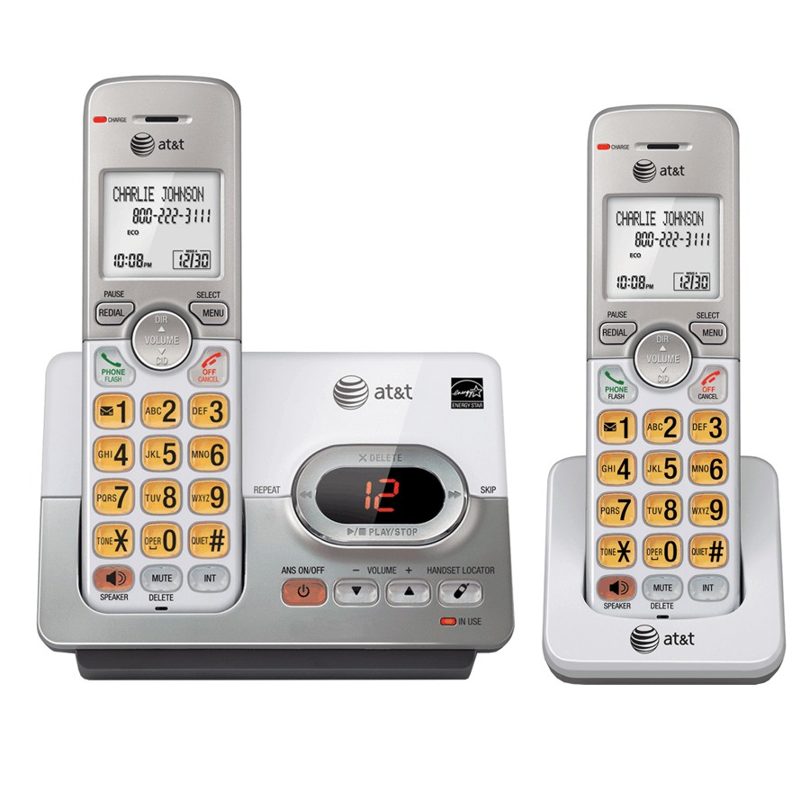 AT&T EL52203 2 Handset Cordless Answering System with Caller ID/Call
