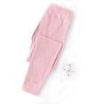 thumbnail image 2 of FAOWME Girls Autumn Leggings Pants Solid Color Elastic Children Pants Baby Winter Trousers Pink 6-7 Years, 2 of 4