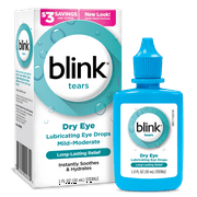 Blink Tears Lubricating Eye Drops, Mild Moderate Dry Eye, 1 fl oz