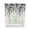 Black, variant on Eucalyptus Green Swag Valances for Windows, Gradient Leaves Retro Watercolor Plant Rod Pocket Sheer Valances for Large Windows, Swag Toppers Light Filtering for Kitchen Living Room 2 Panels 36''x45''