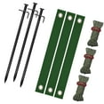 thumbnail image 3 of Kit de estacas para árboles de alta resistencia Fácil de instalar Estacas y soportes para árboles versátiles Estaca negra, 3 of 9
