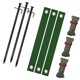 thumbnail image 3 of Kit de estacas para árboles de alta resistencia Estacas y soportes para árboles Herramientas de jardinería Recién plantados Estaca negra, 3 of 9
