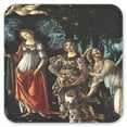 thumbnail image 2 of Vinyl Drink Coasters - Set of 4 - Botticelli: Primavera, 2 of 3