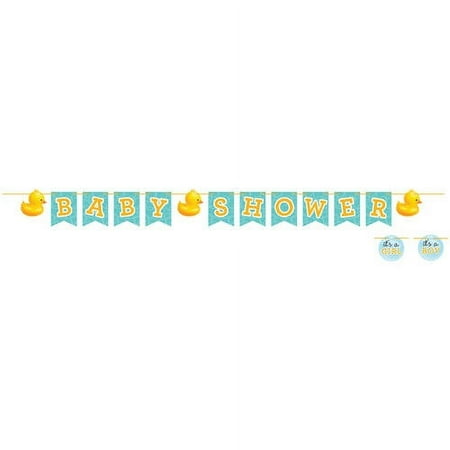Bubble Bath Shaped Ribbon Banner