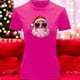 thumbnail image 3 of Playera Blusa Con Estampado De Santa Fashion Con Lentes Y Chicle Ropa De Mujer Color Fucsia Talla Chica Marca Emil SaEs, 3 of 4