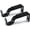 Black-2PACK, variant on Curtain Rod Brackets Adjustable, 2 Pack Premium for Wall, Holder, Drapery Holders Hardware Window Support Hanger 1 Inch Rod, White