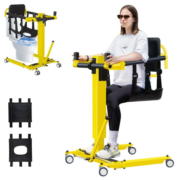 Electric Patient Lift Transfer Chair,Upgrade Electric Transfer Lift for Home,Foldable Portable Patient Lift Wheelchair for Car,Transfer Chairs for Seniors/Disabled