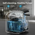 thumbnail image 6 of FREE VILLAGE Countertop Ice Maker Machine,26 lbs/Day Ice with 2 Sizes Portable Mini ice Maker,Energy Saving with Ice Basket/Scoop for Home/Doom/Party/Travel/Camping/Bar,Black, 6 of 9