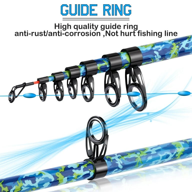 Sougayilang Telescopic Fishing Rod 1.8-2.7M Spinning Fishing Pole Carbon  Fiber Surf Fishing Rods