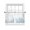 White, variant on Blue Seahorse Coastal Sheer Curtains 72 Inch Length 2 Panels for Living Room, Summer Beach Nautical Ocean Coral Voile Kitchen Curtain Set, Luxury Privacy Drapes Window Treatment for Bedroom