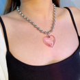 thumbnail image 1 of Collar con colgante de cera ajustable con cadena de clavícula y personalidad de chica sexy con sentido del amor simple de alta gama de Europa y Estados Unidos, 1 of 6