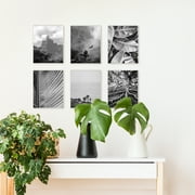 Mainstays 8 x 10 Front-Loading Picture Frames, White, Set of 6