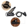 thumbnail image 2 of Recoger Sistema de captación pasiva magnética con orificio de sonido para guitarra acústica con control de volumen de tono interfaz de 6.35 mm Romacci Recoger, 2 of 6