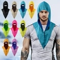 thumbnail image 2 of Cooling Neck Gaiter for Cycling & Riding, Breathable Sun Protection Face Cover Scarf, Quick Dry Fitness Beach Triangle Head Wrap for Men Women, 2 of 8