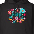 thumbnail image 3 of Inktastic Mimi Retro Flowers Adult Hoodie Sweatshirt, 3 of 4