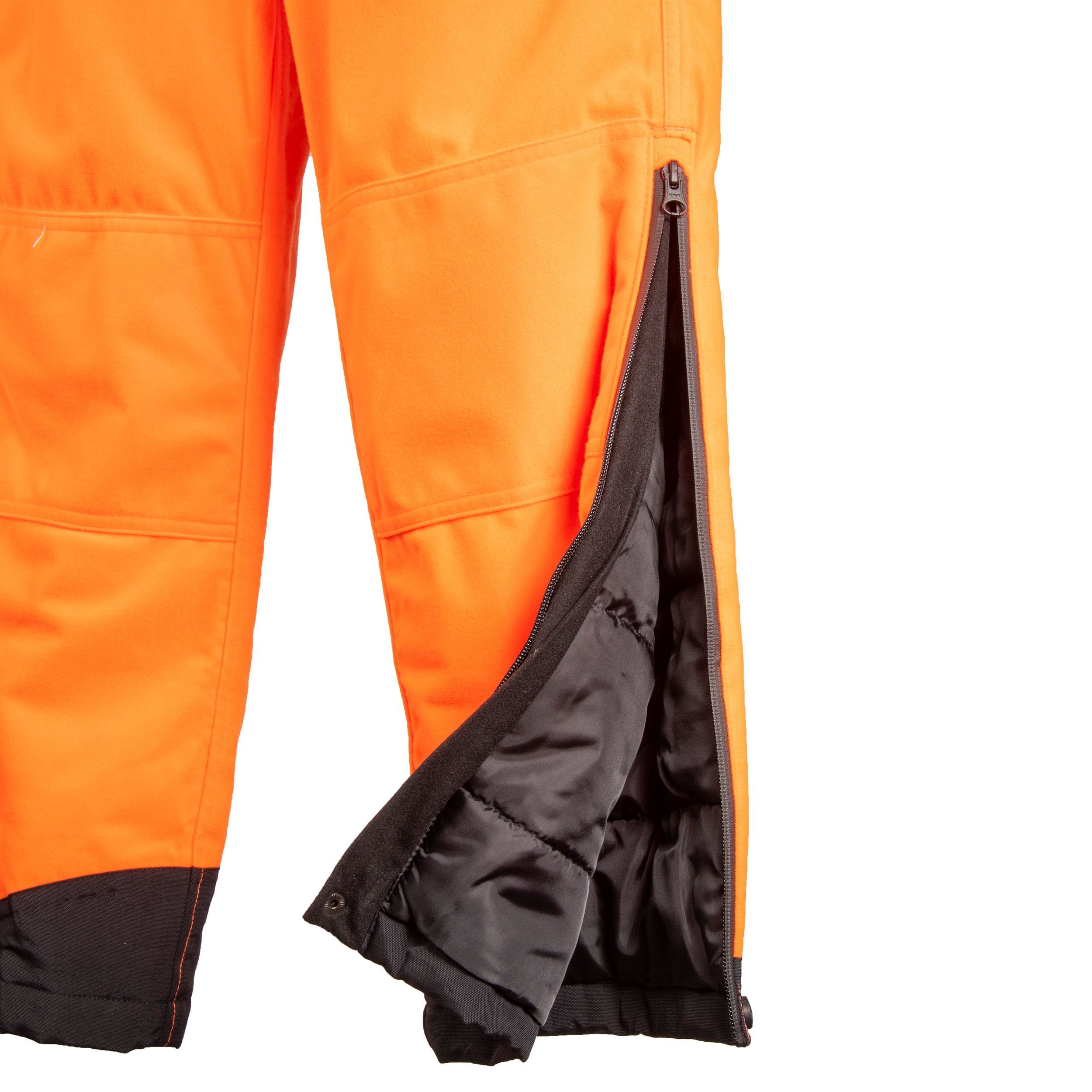 Realtree Blaze Orange Youth Insulated Hunting Bib, Size L, Unisex
