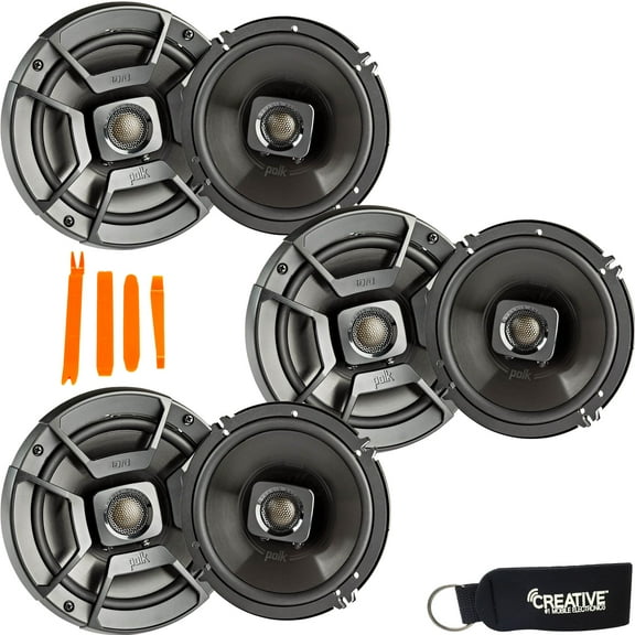 Polk Audio - Three Pairs Of DB652 6.5" Coaxial Speakers - Marine and Powersports Certification