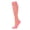 Pink, variant on Wellfit Women's Pineapple Paradise Bamboo Blend 8-15mmHg Graduated Compression Socks, 9-11, Pink