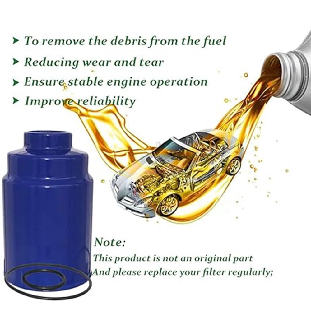 6.6L Duramax Diesel Fuel Filter Replacement for 2001-2016 Chevy Silverado 2500 HD 3500 HD Express GMC Sierra 2500HD 3500HD Savana | Replaces TP3018, TP3012, 19305685, 12664429, 12633243