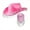 Pink, variant on Women's Hat Elegant Pendant Cowboy Hat Tassel Scarf Dating Decoration Two Piece Set