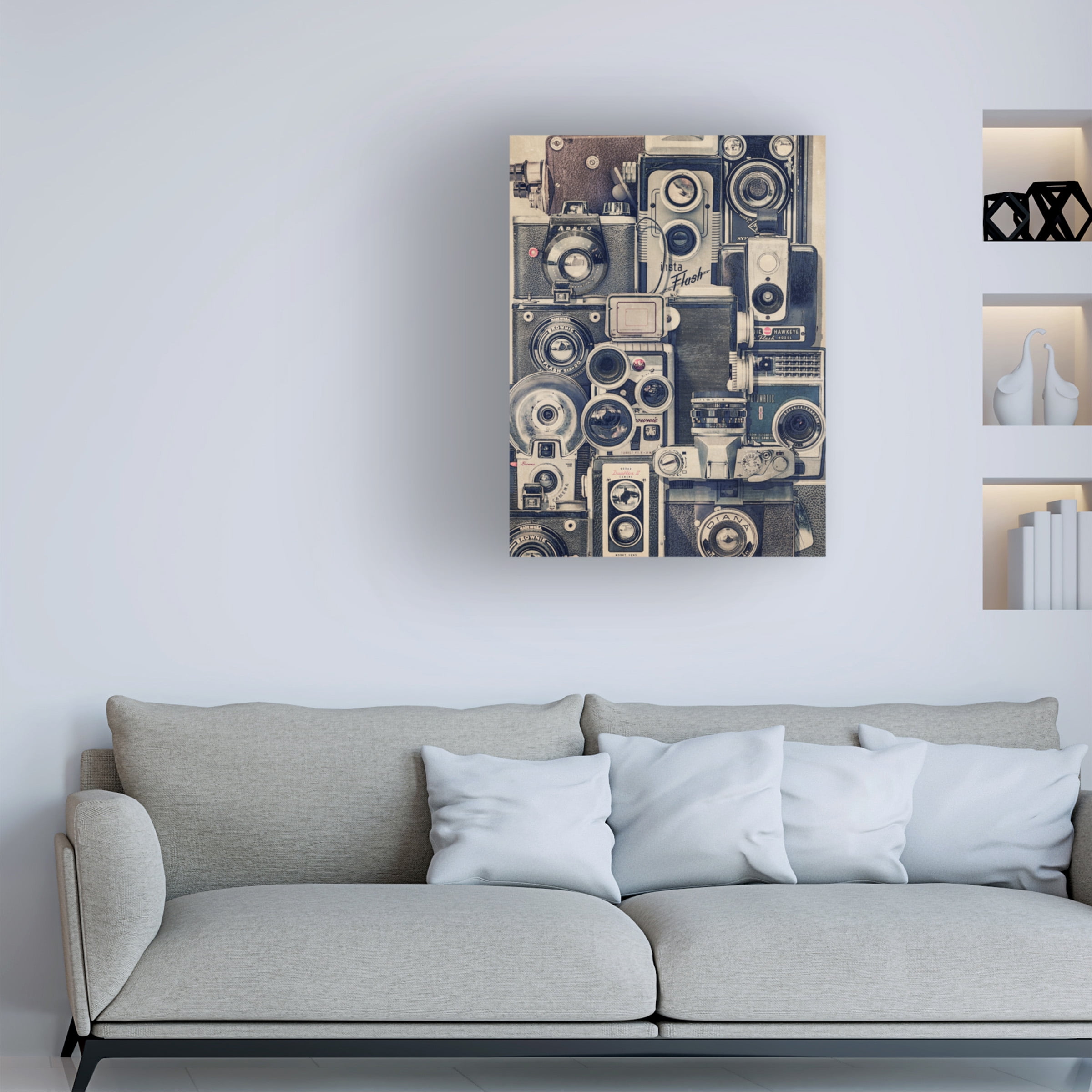 Thomas Brown 'Vintage Cameras' Canvas Art