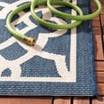 thumbnail image 4 of Safavieh Courtyard Carlos Oriental Indoor/Outdoor Area Rug, Navy/Beige, 2'7" x 5', 4 of 9