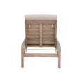 thumbnail image 6 of Afuera Living Modern Outdoor Wood Single Chaise Lounger in Natural, 6 of 14