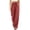 Red women wide leg pants with pockets a1, variant on Usloyux Women's Wide Leg Drawstring Flowy Palazzo Pants with Pockets Elastic Casual Beach Vacation Trousers, Khaki S