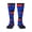 3 Black, variant on Australian Aboriginal Flag Knee High Socks for Women Long Leg Warmers Socks