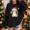 thumbnail image 2 of Lorytime Cute Hoodies for Teen Girls Oversized Boys Christmas Printed Sweatshirt Long Sleeve Tops Drop Shoulder Pullover, 2 of 4
