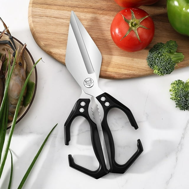 Heavy Duty Kitchen Scissors, Multifunctional Meat Bone Shears, Fish Vegetable Cutter, Strong Chicken Poultry Shears, Dishwasher Safe Professional