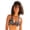 Espresso Floral, variant on Women's Ring Underwire Crossback Bikini Top