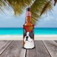 thumbnail image 2 of Boston Terrier Red Green Snowflakes Christmas Ultra Hugger for slim cans, 2 of 6