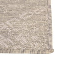 thumbnail image 6 of Rugs.com Outdoor Bohemian Collection Rug – 4' x 6' Gray Flatweave Rug Perfect For Entryways, Kitchens, Breakfast Nooks, Accent Pieces, 6 of 9