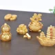 thumbnail image 5 of 1:12 Casa de muñecas en miniatura, lingote de oro de la antigua China, moneda de cobre, modelo de muñecas, accesorios, mini juguetes para niños, regalo educativo, 5 of 6
