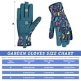 thumbnail image 4 of HOMEIORA Womens Gardening Weeding Working Gloves, Leather Garden Glove for Women Thorn Proof No Stab for Digging, Planting, Pruning, M, 1 Pair, 4 of 7