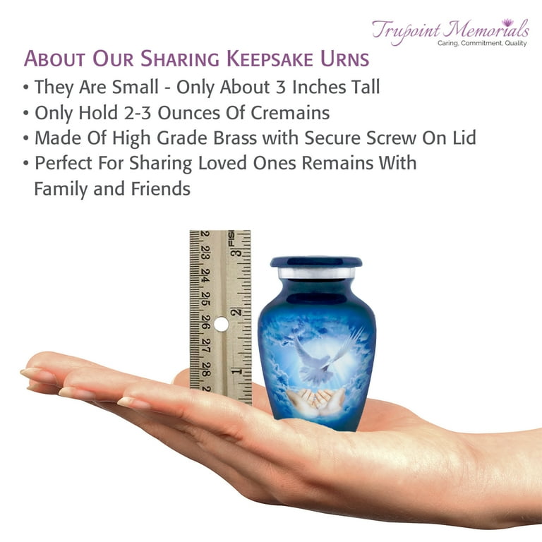 Trupoint Memorials Cremation Urns for Human Ashes - Decorative