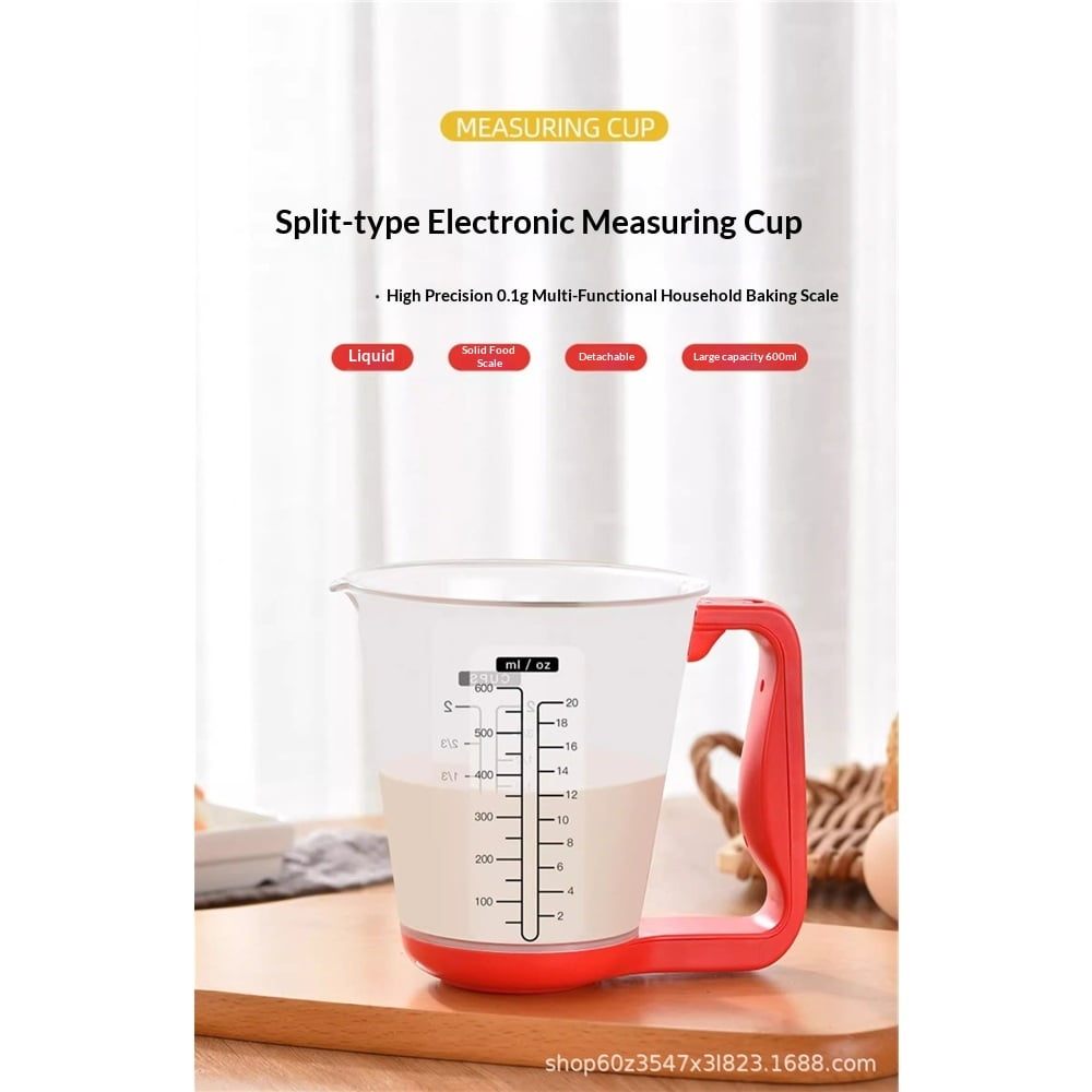 Digital Kitchen Scale and Measuring Cup Kitchen Measuring Cup Scale LCD Digital Display for Baking Tea Weighting Coffee