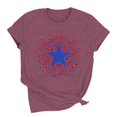 thumbnail image 4 of Patriotic Shirts July 4th Shirts for Women American Flag T-Shirts USA Fourth of July Casual Tee Top, 4 of 6